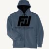 Heavyweight Full Zip Hooded Sweatshirt with Thermal Lining Thumbnail