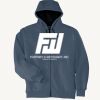 Heavyweight Full Zip Hooded Sweatshirt with Thermal Lining Thumbnail